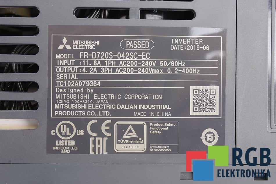 fr-d720s-042sc-ec MITSUBISHI ELECTRIC naprawa