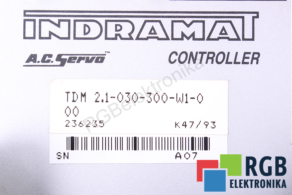TDM2.1-030-300-W1-000 INDRAMAT